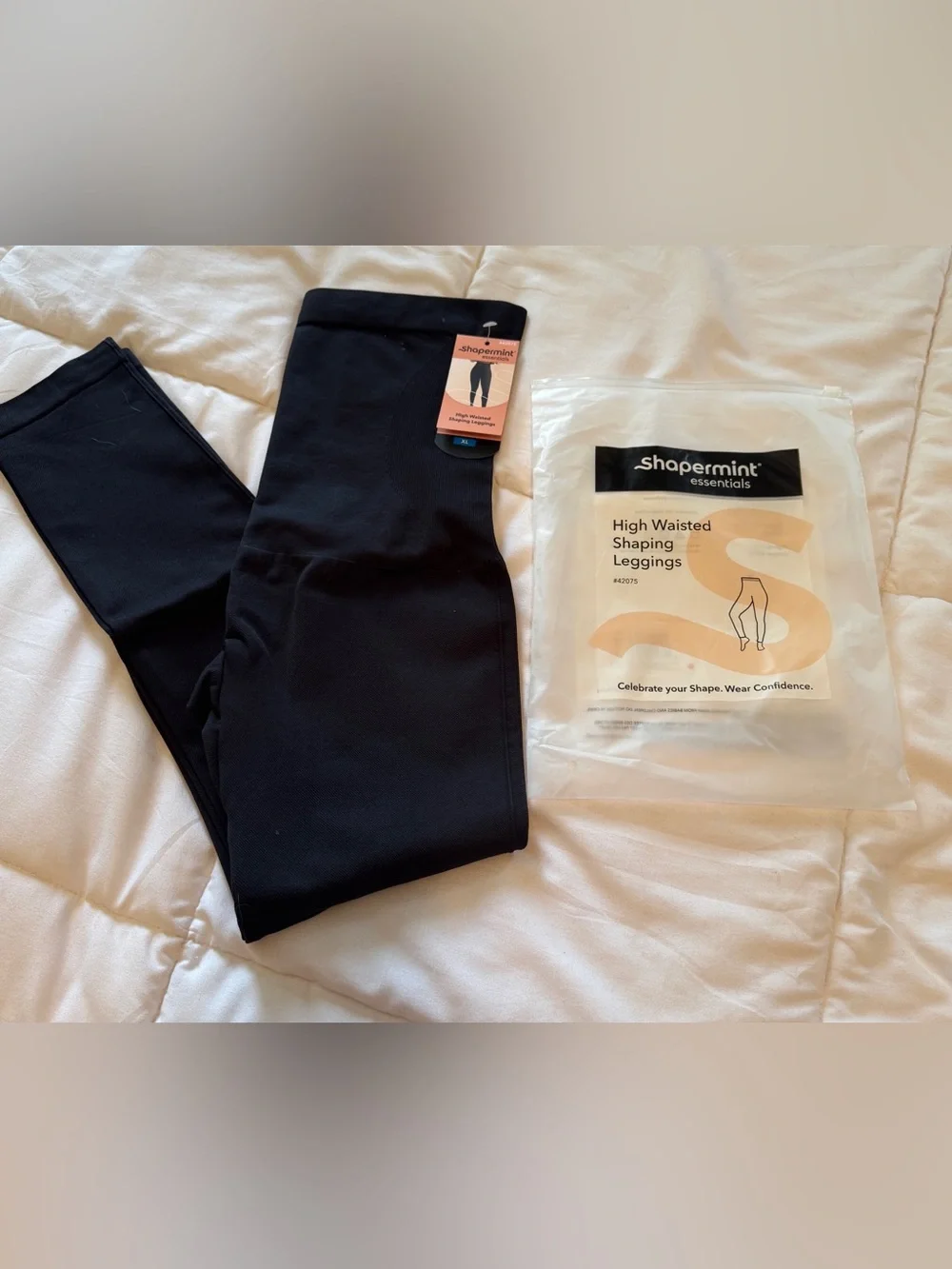 Shapermint Black High-Waisted Shaping Leggings - Picture 1 of 6
